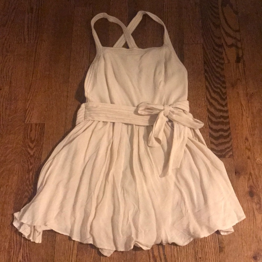 Tan urban outfitters romper!!